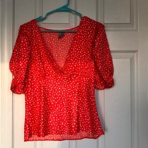 Polka Dot ASOS Blouse - NEW